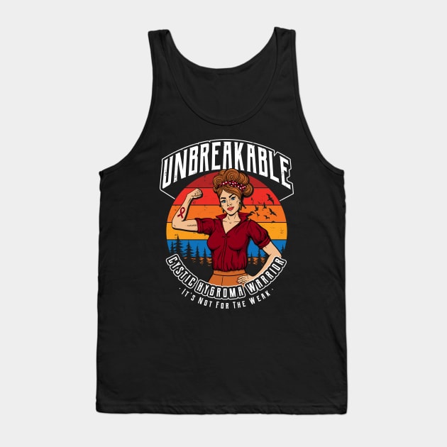 Unbreakable Cystic Hygroma Warrior Tank Top by yaros